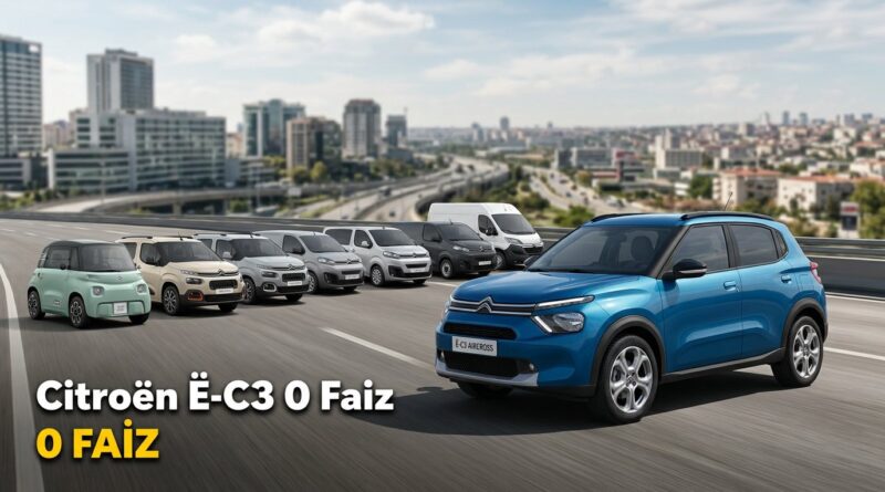 Citroën'den Ağustos'a özel 0 faizli TL kampanyaları