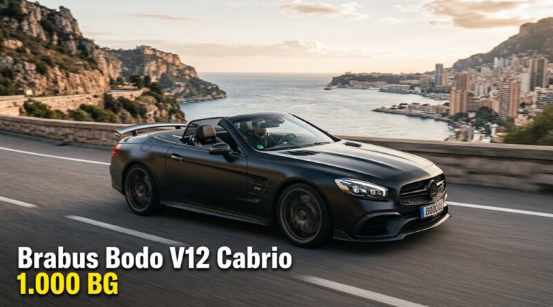 Brabus Bodo Cabriolet: 1.000 BG'lik Açık Süper GT