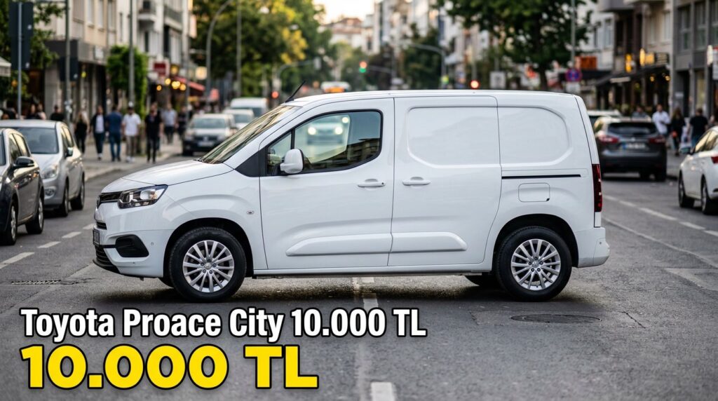 Toyota Proace City'de düşük peşinat ve cazip kredi fırsatları