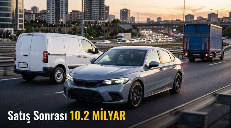 Türkiye'nin satış sonrası pazarı 10,2 milyar dolara ulaştı