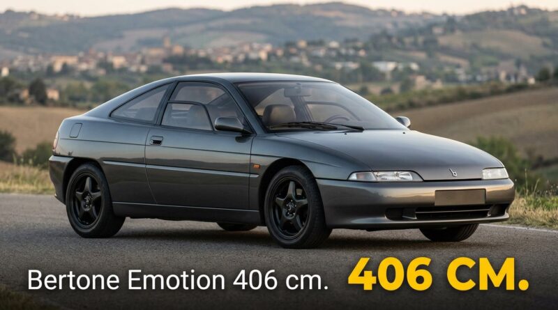1991 Bertone Emotion: Sade ve Kompakt Orta Motor Konsept