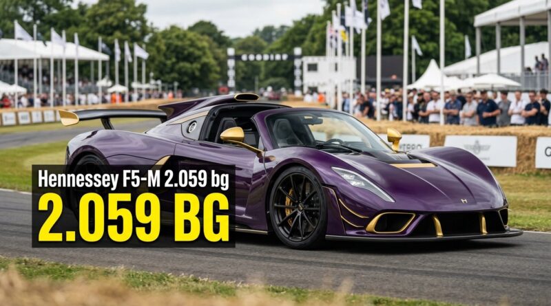 Hennessey Venom F5‑M: 2.059 bg güç ve manuel şanzıman