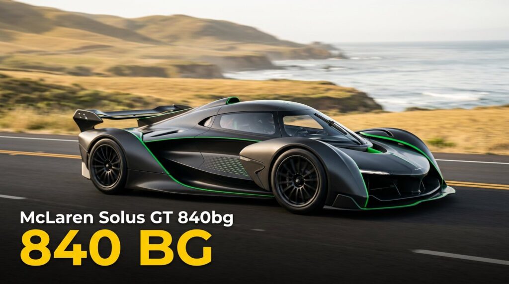 McLaren Solus GT Monterey müzayedesinde: 25 araçtan biri satışta