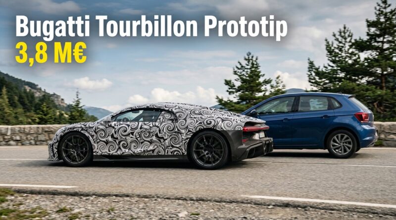 VW Polo, Bugatti Tourbillon prototipine arkadan çarptı