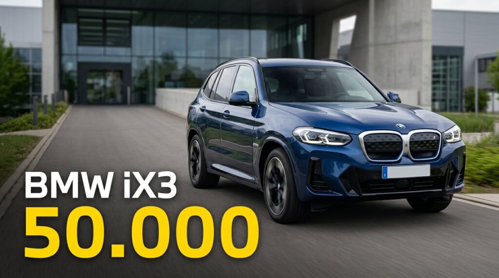 BMW iX3 ikinci nesli 眉retimde 50.000 adedi ge莽ti