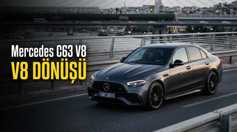 Mercedes C63 AMG'ye V8 dönüşü yakında