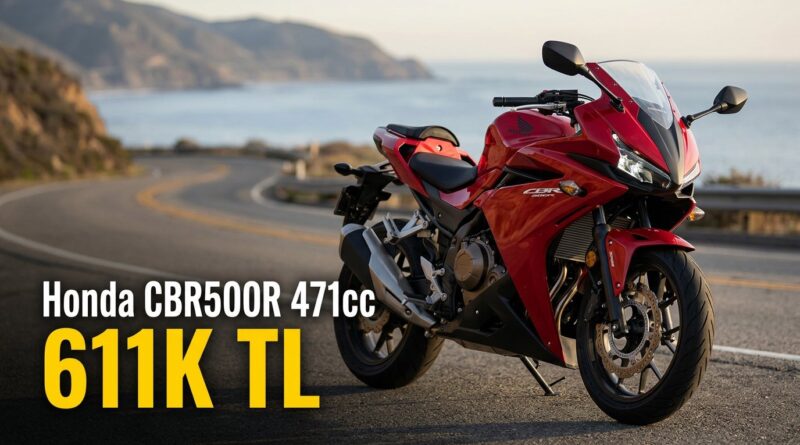 Honda CBR500R Türkiye'de: 611 bin TL'ye satışta