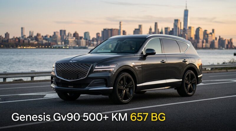Genesis GV90 tanıtıldı: 657 bg, 500+ km menzil