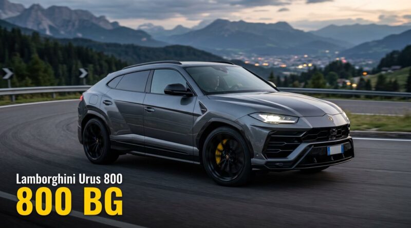 Lamborghini Urus SE Performante: 800 bg ve 312 km/s