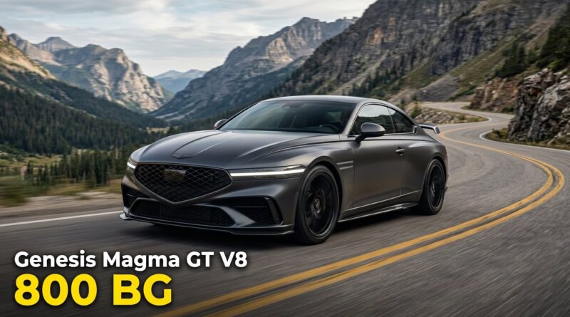 Genesis Magma GT: 800 BG'lik V8'li süper coupe yolda