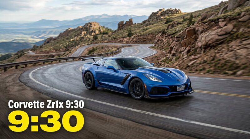 Corvette ZR1X, Pikes Peak’te seri üretim rekoru kırdı