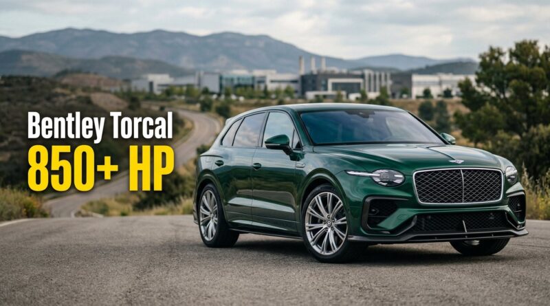 Bentley Torcal: Crewe'nin en güçlü elektrikli SUV'si