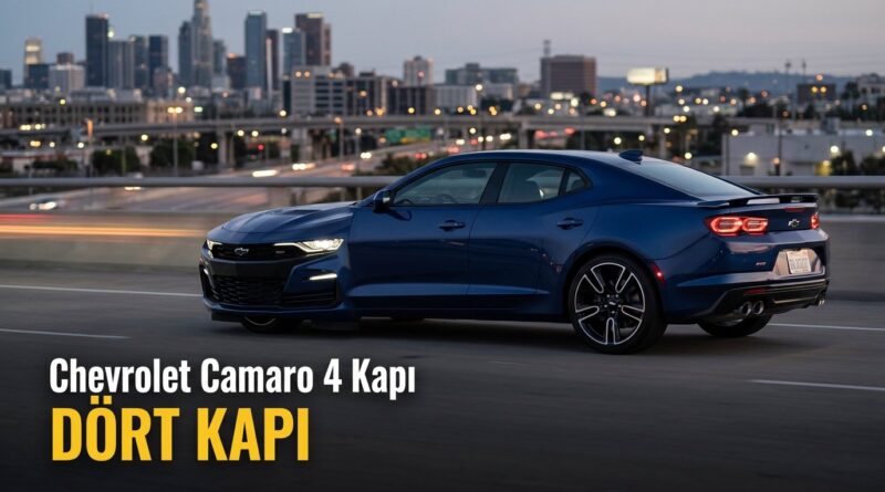 Yeni Camaro, coupe değil dört kapılı sedan olabilir
