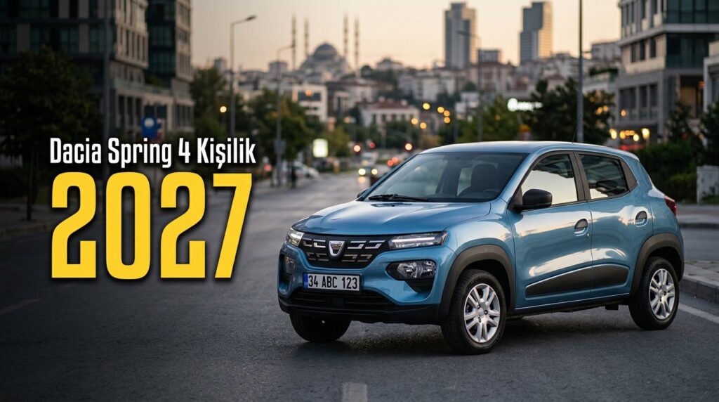 Yeni Dacia Spring 2027'de Türkiye'ye Geliyor