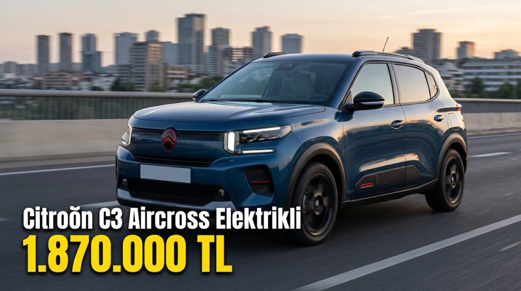 Citroën C3 Aircross Collection Türkiye'de, elektrikli 1,87M TL