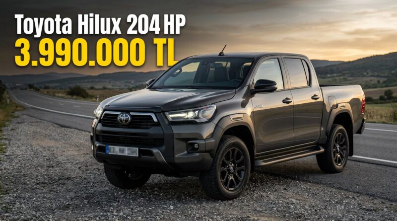 Yeni Toyota Hilux Türkiye'de: Lansman 3.990.000 TL'den