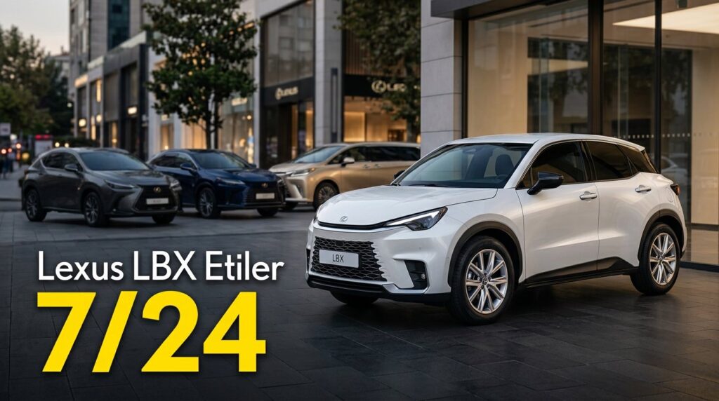 Lexus Etiler Showroomu açıldı: LBX, NX ve 7/24 randevu