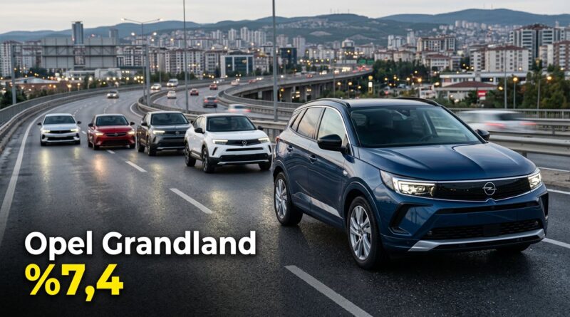 Opel T眉rkiye'de B鈥慡UV pay谋n谋 y眉kseltti