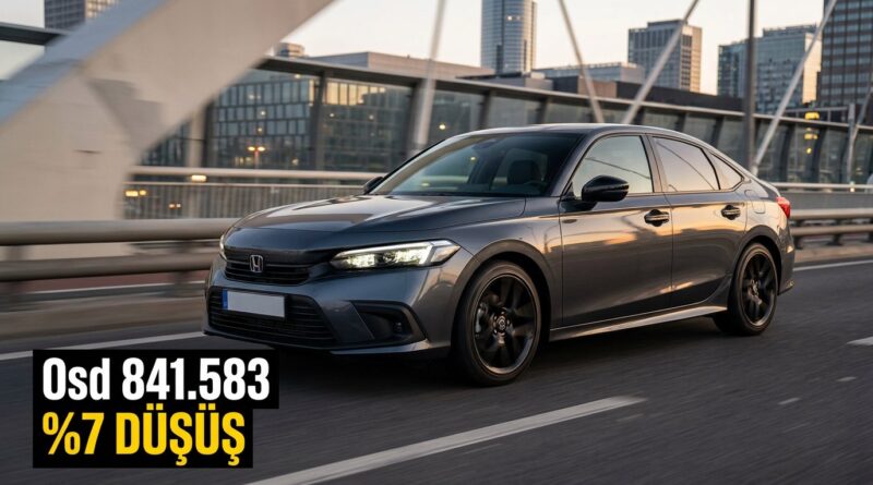 OSD: 陌lk 8 ayda otomotiv 眉retimi y眉zde 7 d眉艧t眉