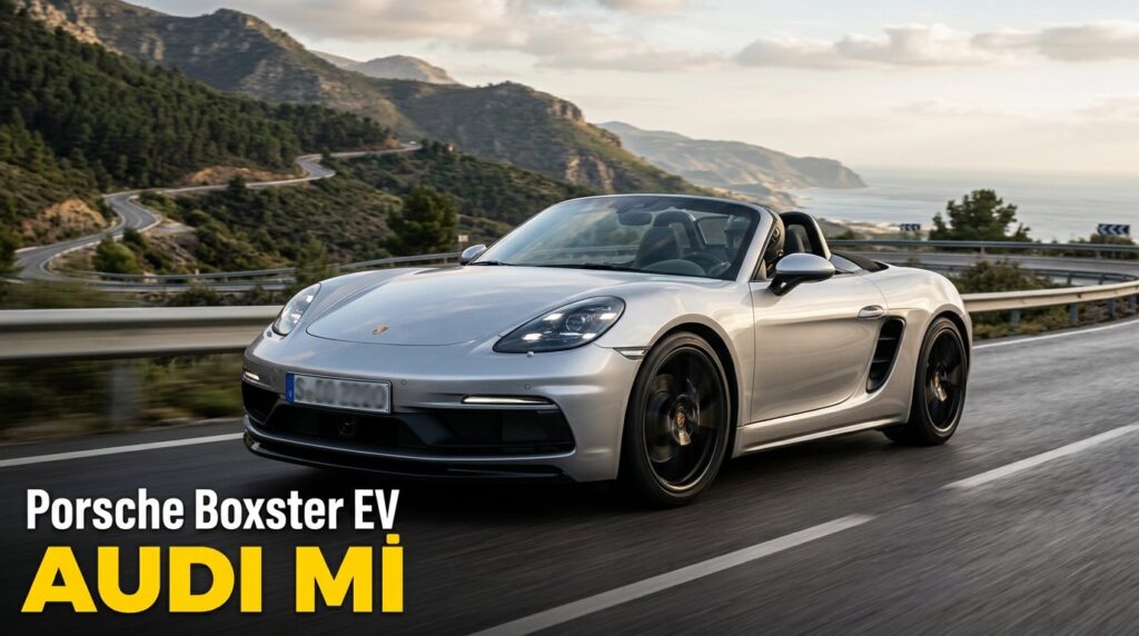 Porsche Boxster EV prototipi... Aslında Audi mi?