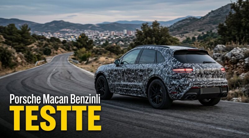 Porsche'nin içten yanmalı Macan halefi testte yakalandı