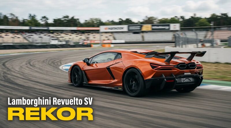Lamborghini Revuelto SV, Hockenheim'de rekor iddia etti