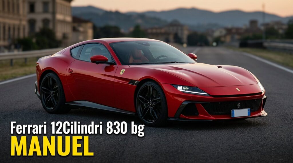 Ferrari 12Cilindri'ye manuel vites geri döndü