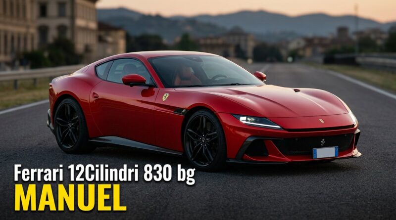 Ferrari 12Cilindri'ye manuel vites geri döndü